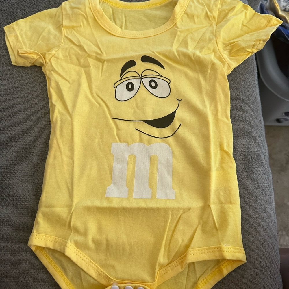 Yellow M&M's Kids One Piece